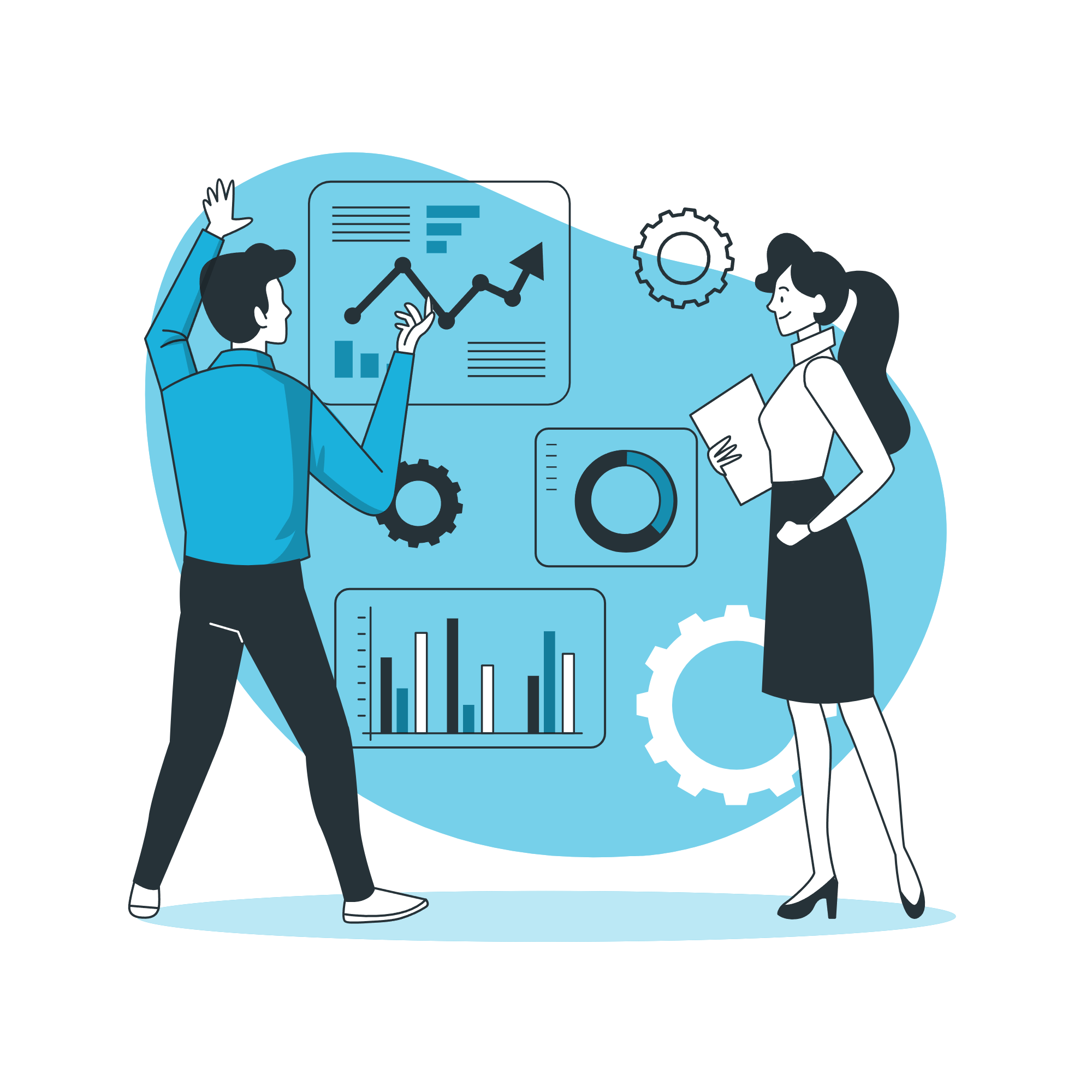 Estúdio de design com ferramentas criativas